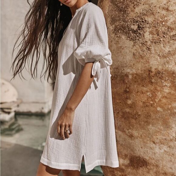 Summersalt White Swim Coverup - Picture 3 of 6